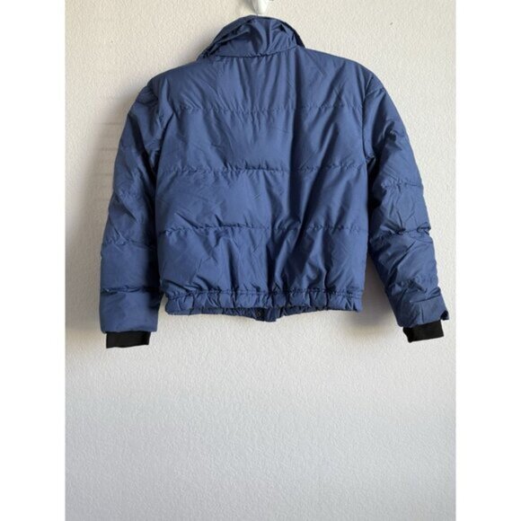 Athleta Girl‎ Sleigh All Day Down Puff Jacket In Damask Blue Size L/12 Winter - Picture 9 of 16